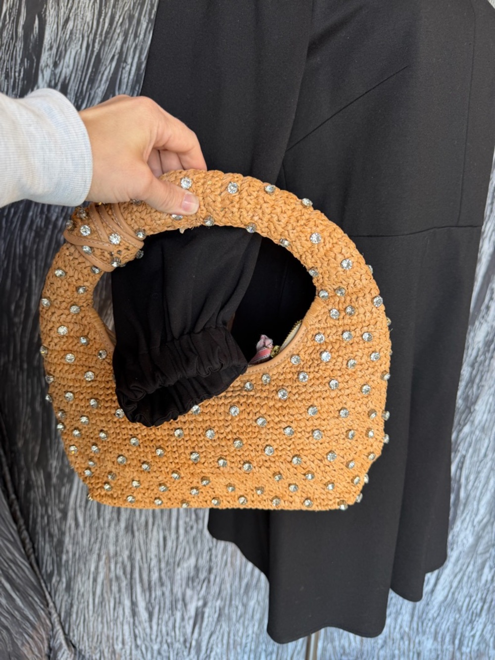 BTB Los Angeles Maeve Crystal Hobo Bag - Picture 16 of 16